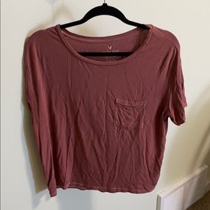 Mauve/pink soft t-shirt